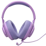 JBL Quantum 100M2 Ενσύρματο ακουστικό gaming ακουστικών με μικρόφωνο, μωβ EU
