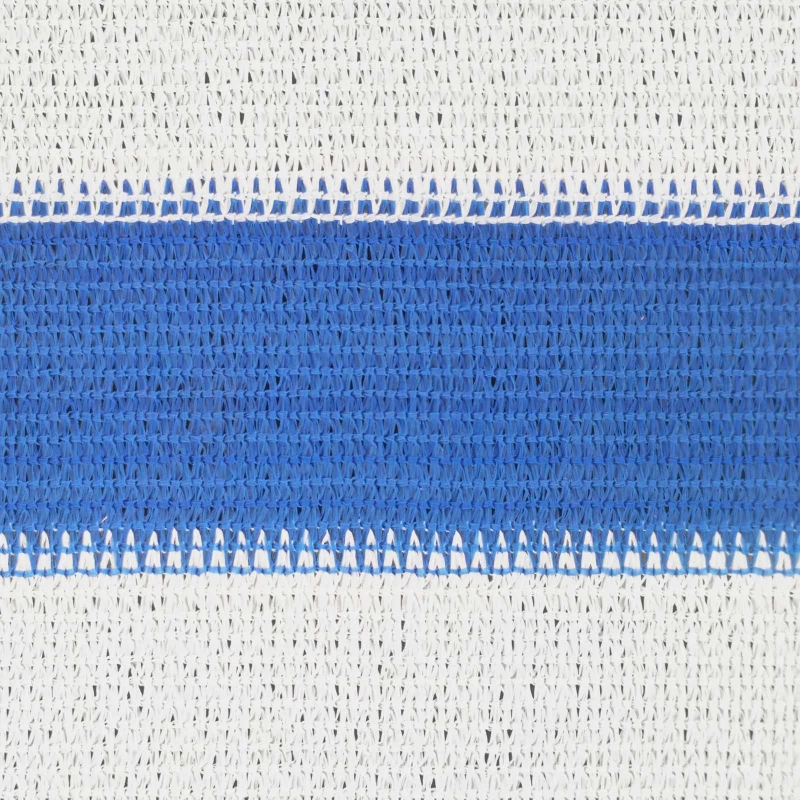 vidaXL Ικανότητα Σκίασης Μπλε και άσπρο 2,5 x 2,5 m HDPE