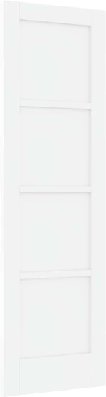 vidaXL Εσωτερική Πόρτα Λευκό 61 x 198,5 εκ. Κόντρα πλακέ