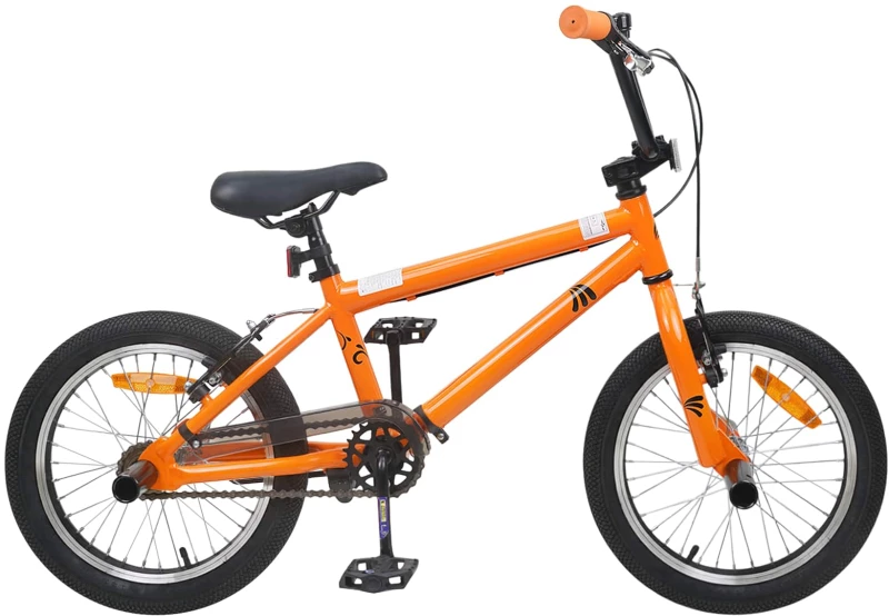 vidaXL BMX Ποδήλατο 18 ίντσες για 7-10 ετών Πορτοκαλί