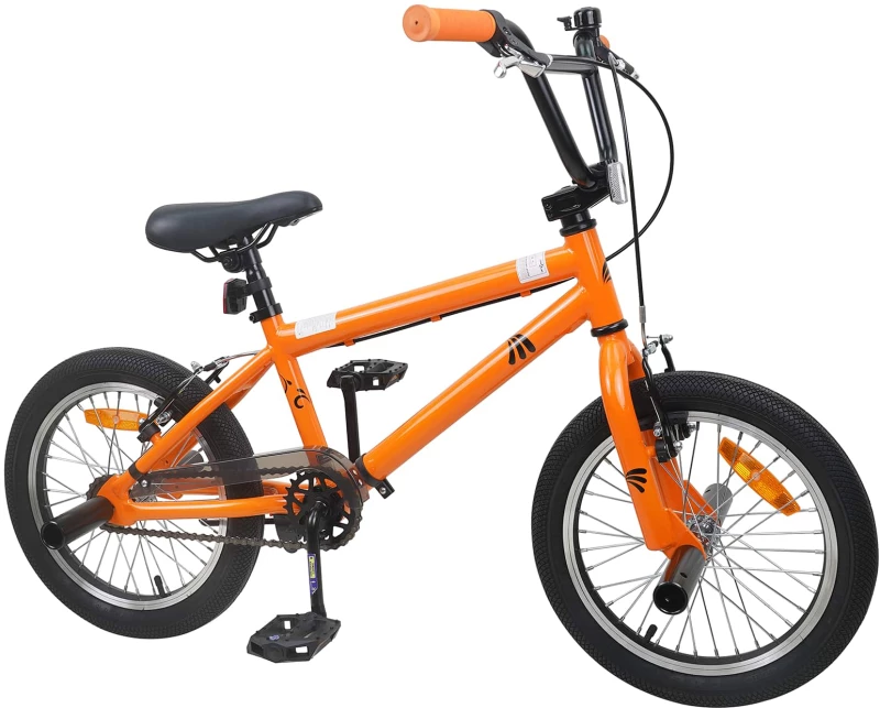 vidaXL BMX Ποδήλατο 18 ίντσες για 7-10 ετών Πορτοκαλί