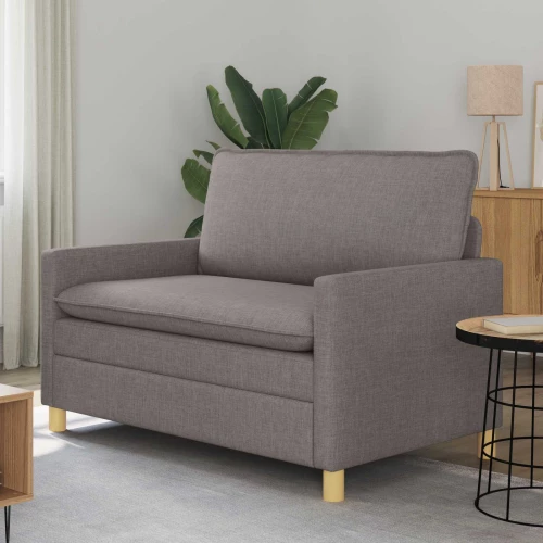 vidaXL Καναπές Taupe Ύφασμα