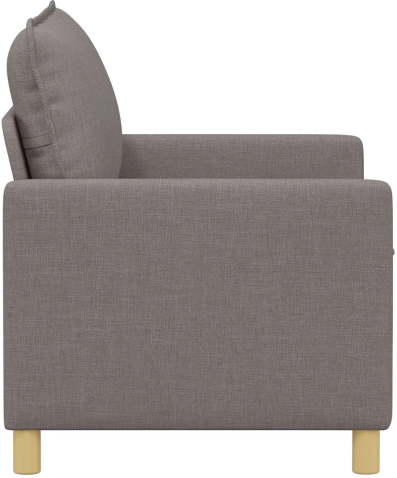 vidaXL Καναπές Taupe Ύφασμα