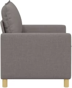 vidaXL Καναπές Taupe Ύφασμα