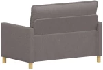 vidaXL Καναπές Taupe Ύφασμα