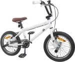 vidaXL BMX Ποδήλατο 20 ίντσες για πάνω από 9 ετών Λευκό