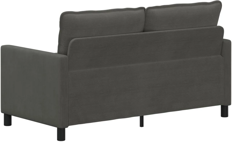 vidaXL Καναπές Σκούρο Γκρι 156 x 81 x 87,5 εκ Ύφασμα