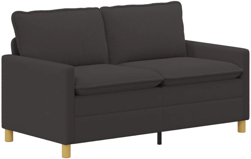 vidaXL Καναπές Σκούρο Γκρι 156 x 81 x 87,5 εκ Ύφασμα