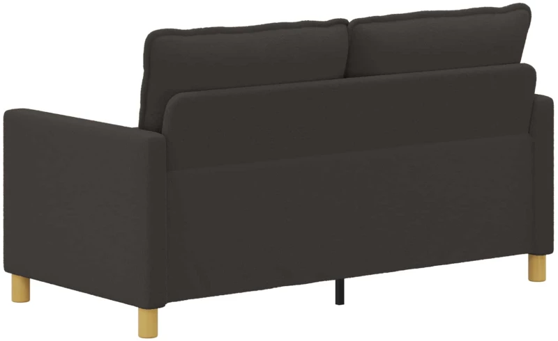 vidaXL Καναπές Σκούρο Γκρι 156 x 81 x 87,5 εκ Ύφασμα