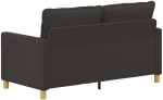 vidaXL Καναπές Σκούρο Γκρι 156 x 81 x 87,5 εκ Ύφασμα