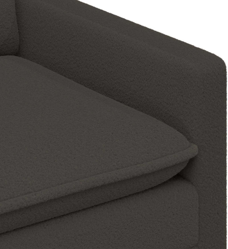 vidaXL Καναπές Σκούρο Γκρι 156 x 81 x 87,5 εκ Ύφασμα