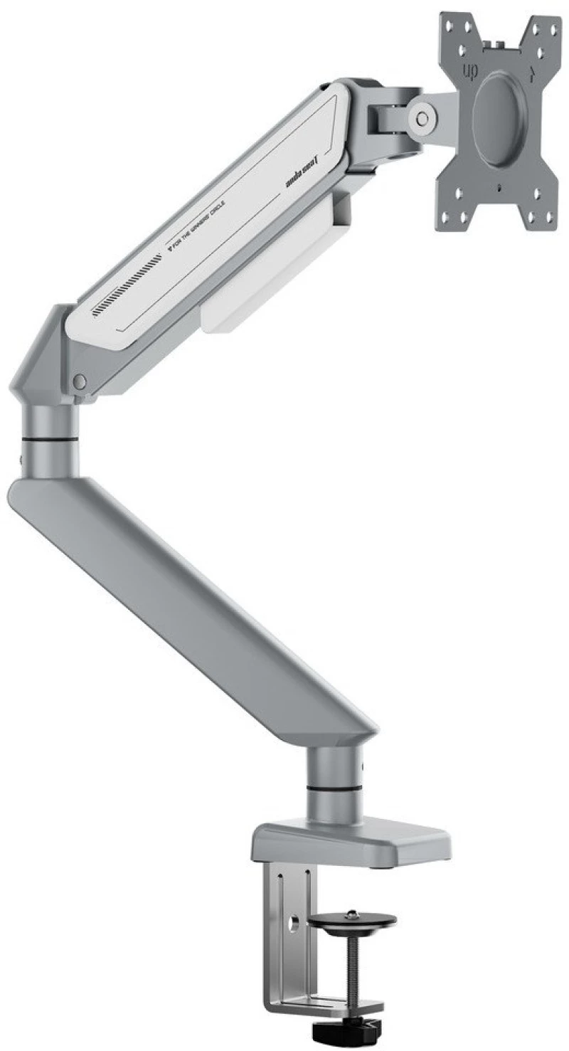 ANDA SEAT Monitor ARM / Stand A6D WHITE-SILVER, Weight Capacity: 2-9kg