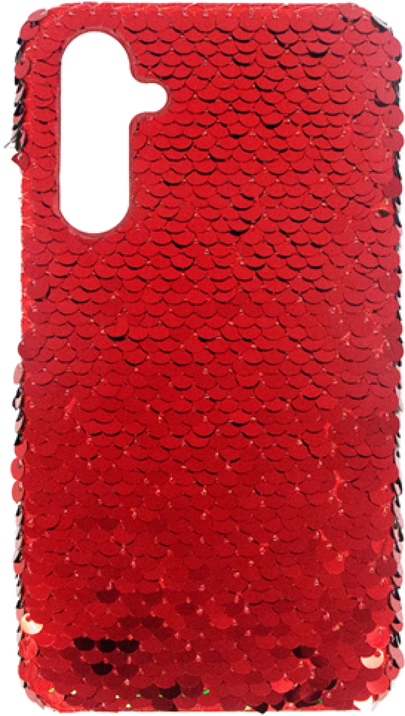 Vivid Sequin Case Samsung Galaxy A54 5G Red