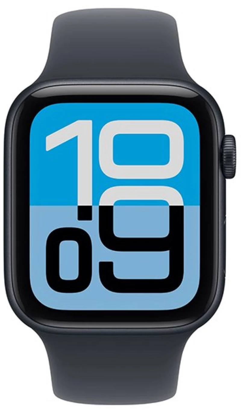 Apple Watch SE 3 GPS 44mm Midnight Aluminium Case with Midnight Sport Band - S/M