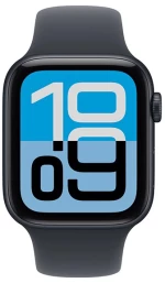 Apple Watch SE 3 GPS 44mm Midnight Aluminium Case with Midnight Sport Band - S/M