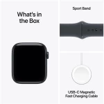 Apple Watch SE 3 GPS 44mm Midnight Aluminium Case with Midnight Sport Band - S/M