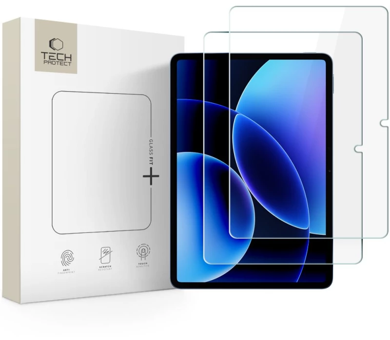 Τζάμι Προστασίας Xiaomi Pad 7 / 7 Pro / 8 / 8 Pro 11.2 Tech-Protect Glass Fit+ 2-Pack Clear