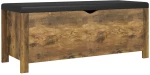 vidaXL Κουτί Αποθήκευσης Καπν. Δρυς 105x40x45εκ Επεξ. Ξύλο + Μαξιλάρι