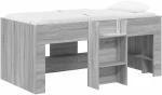 vidaXL Κρεβάτι Υψηλού Στυλ για Παιδιά 2 pcs Γκρι Sonoma