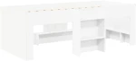 vidaXL Κρεβάτι Υψηλού Στυλ για Παιδιά 2 pcs Λευκό 80 x 200 cm