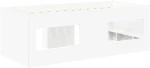 vidaXL Κρεβάτι Υψηλού Στυλ για Παιδιά 2 pcs Λευκό 80 x 200 cm