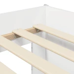 vidaXL Κρεβάτι Υψηλού Στυλ για Παιδιά 2 pcs Λευκό 80 x 200 cm