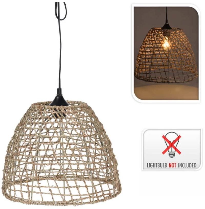 ΦΩΤΙΣΤΙΚΆ ΟΡΟΦΉΣ HANGING LAMP SEAGRASS 35X29CM HZ1960520