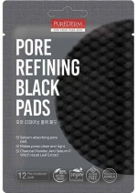 Purederm Pore Refining Black Pads Δίσκοι Καθαρισμού Πόρων Προσώπου 12τμχ