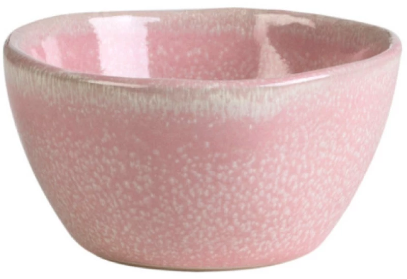 Μπολάκι Πορσελάνης Pink Reactive Glaze 8 εκ. 12 τμχ.