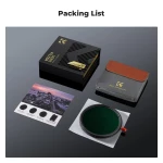 K&F Concept 82mm Nano-Xcel Series Variable ND2-32 & CPL & Black Mist 1/4