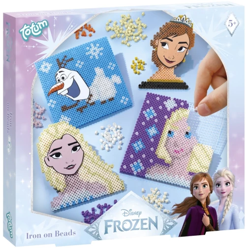Totum: Disney Frozen - Iron On Beads, 2 Square Pegboards (TT681943)