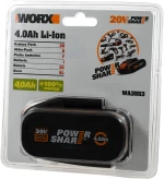 WORX WA3664 20V 4.0Ah Li-Ion battery 4000mAh/80Wh
