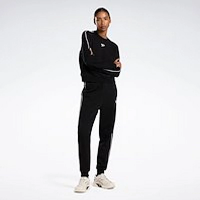 REEBOK RIE Knit Tracksuit Φόρμα Γυναικεία 100034734 REEBOK Μαύρο