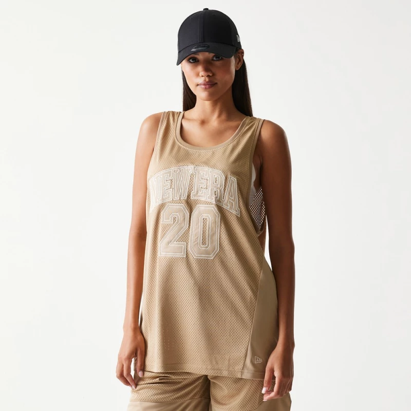 NEW ERA NE MESH TANK NEWERA CAM 60771552 NEW ERA Μπεζ