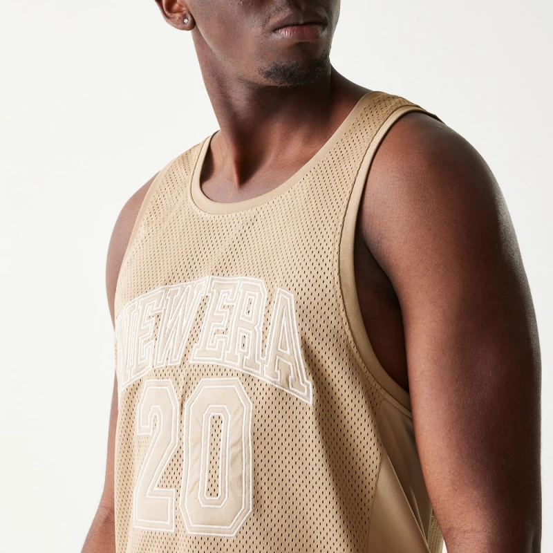 NEW ERA NE MESH TANK NEWERA CAM 60771552 NEW ERA Μπεζ