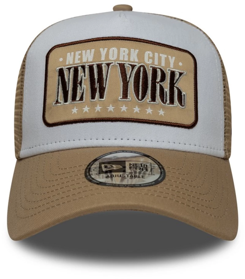 NEW ERA LOCATION PATCH TRUCKER NEWERA CAMWHI 60771861 NEW ERA Μπεζ