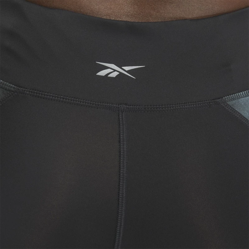 REEBOK Running AOP Tight Κολάν Γυναικείο 100034899 REEBOK Μαύρο