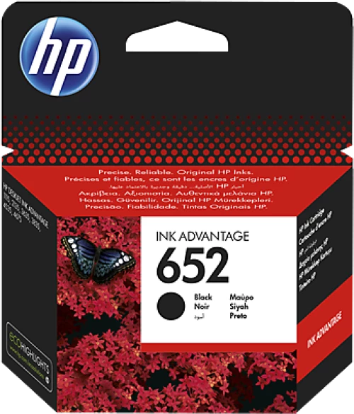 HP 652 Μελάνι Black