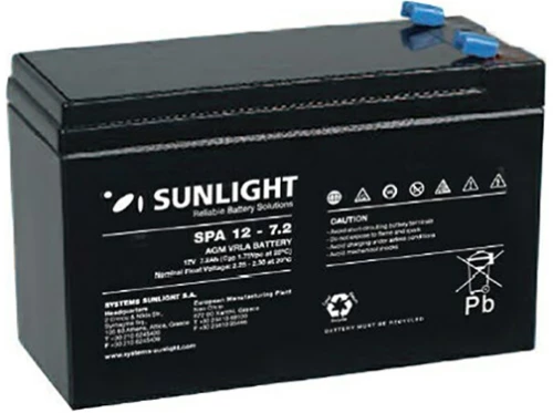 SunLight VRLA BATTERY 12Volt 7.2Ah