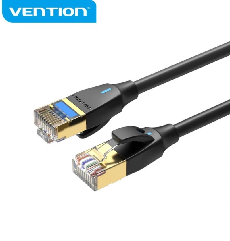 VENTION Cat.8 SFTP Patch Cable 3M Black Slim Type (IKIBI) (VENIKIBI)
