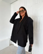 Oversized σακάκι διπλόκουμπο