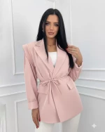 Blazer σακάκι με ρυθμιζόμενη μέση