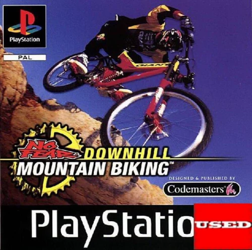 No Fear Downhill Mountain Biking PSX USED