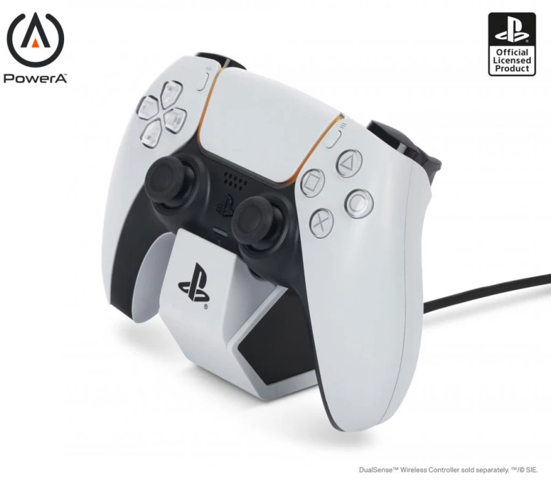 PS5 POWERA SOLO CHARGING STATION FOR DUALSENSE WIRELESS CONTROLLER WHITE