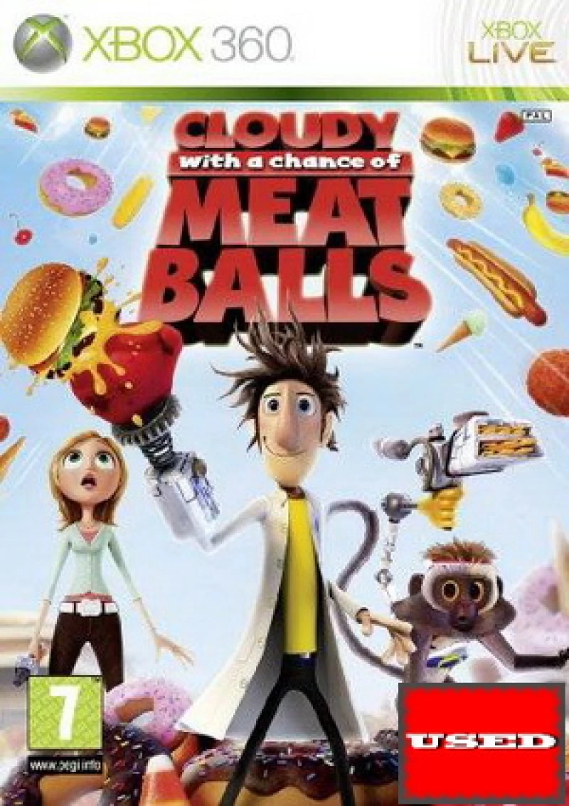 Cloudy With a Chance of Meatballs (PR) X360 USED (No Manual)