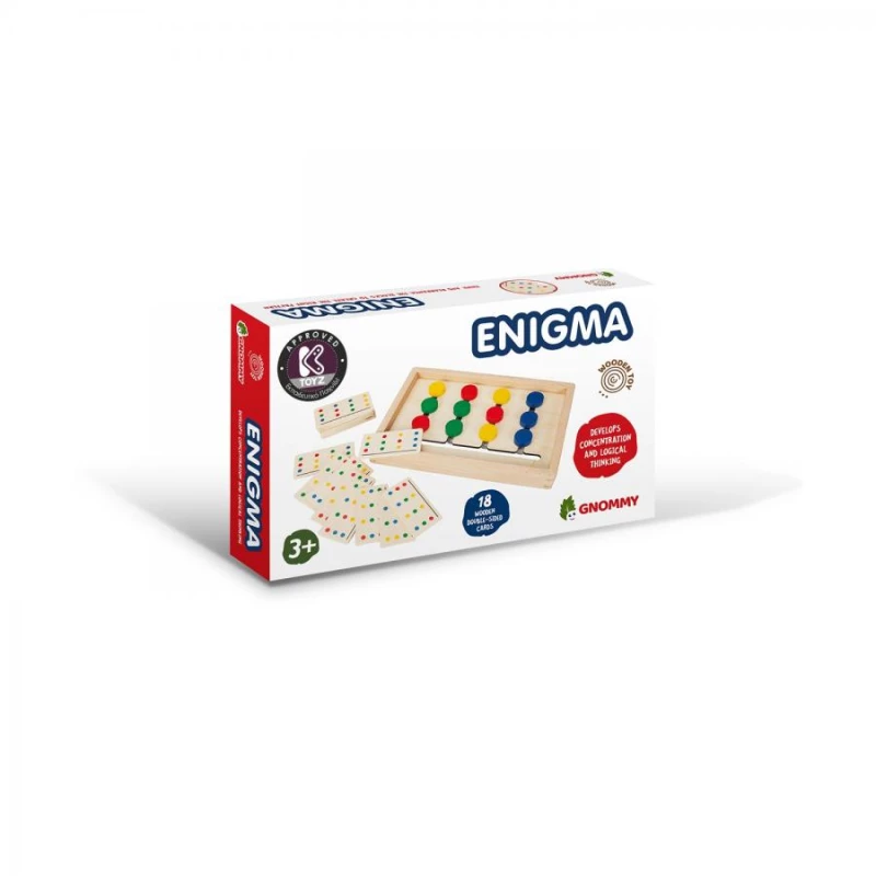 K-Toyz Επιτραπέζιο: Enigma Ξύλινο Εκπαιδευτικό Παιχνίδι (Greek& English Language) (ASK-02)