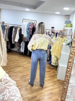 ΠΑΝΤΕΛΟΝΙ JEANS MOM FIT ΜΠΛΕ