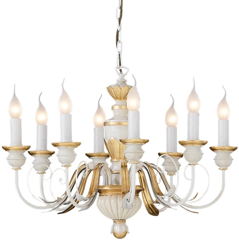 Κρεμαστό Φωτιστικό FIRENZE SP8 Λευκό Ideal Lux 012872