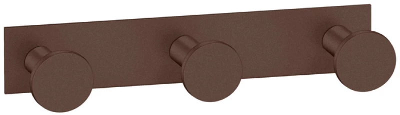 Sanco Bath Robe Hook & Door Stop Τριπλό Άγκιστρο Wenge ανάγλυφο 00683-Α75