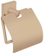 Sanco Iconic Toilet Roll Holder with cover Μόκα ματ 26717-M103